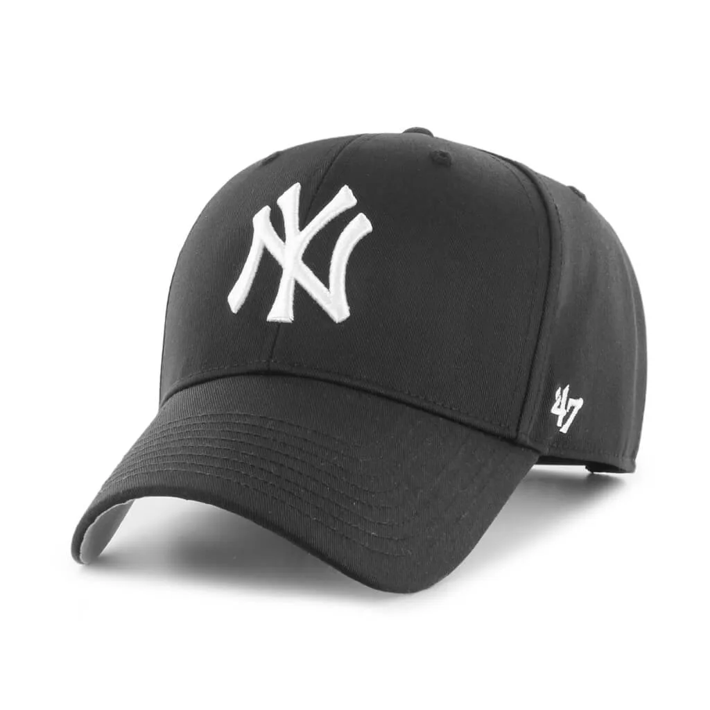47-brand-new-york-yankees-raised-basic-black-B-RAC17CTP-BK-01.jpg 47 Brand - NEW YORK YANKEES RAISED BASIC Black - Зображення 1