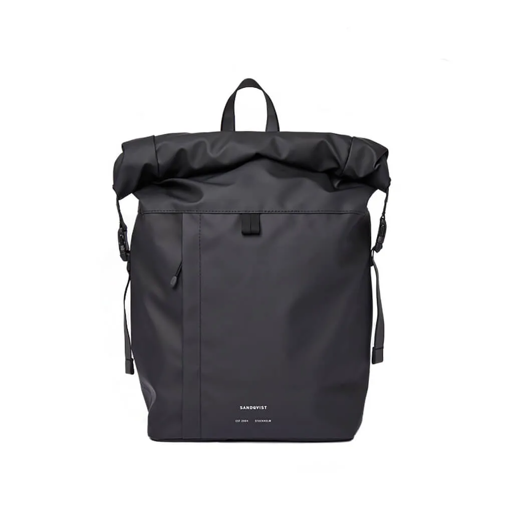 sandqvist-konrad-black-01.jpg Рюкзак Sandqvist - KONRAD 14-18L Black - Зображення 1