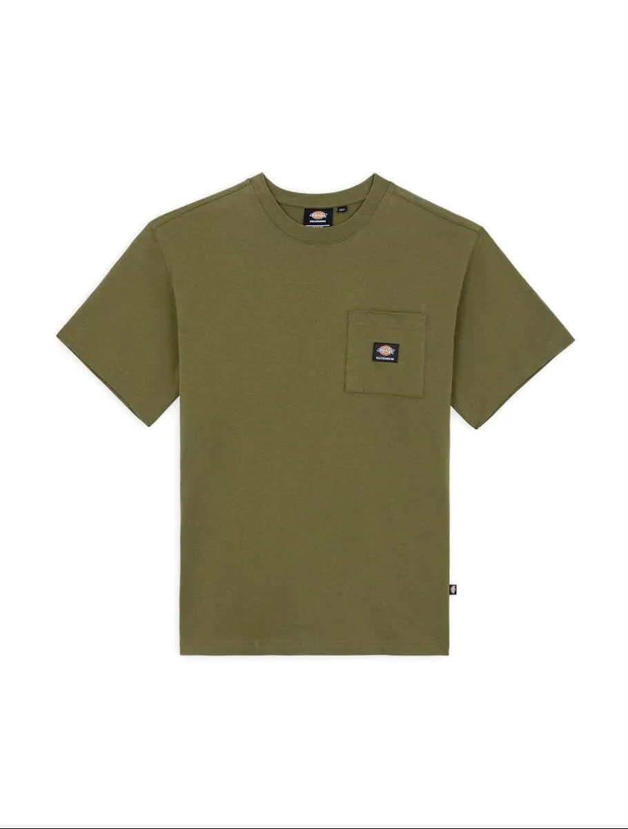 DK0A4YJRDKO1.jpg Футболка Dickies - Mount Vista Short Sleeve Pocket Dark Olive - Зображення 1