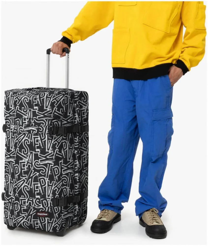 Валіза Eastpak - Transit'R L 121L EP Letters Black - Зображення 2