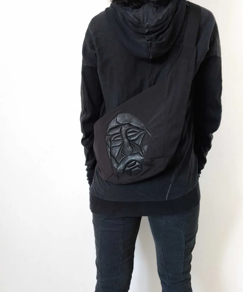 Сумка K7 - Серпокрилець Чорний (шкіра) - Зображення 5