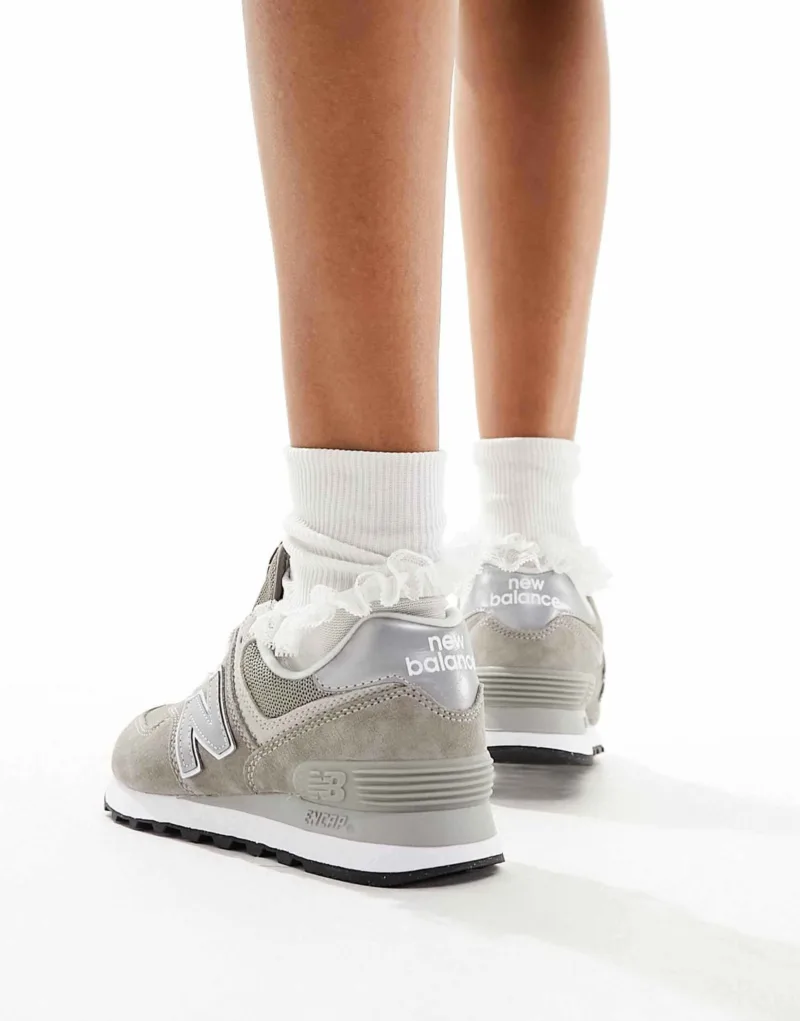 Кросівки New Balance 574 Classic GL Grey with White - Зображення 8