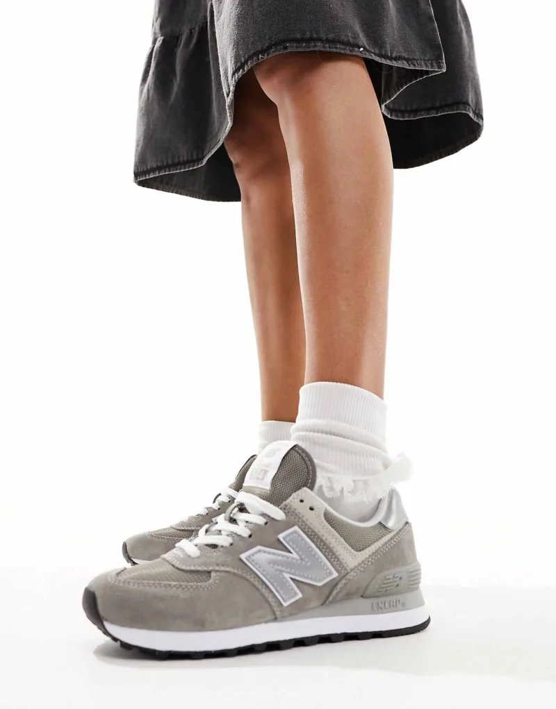 Кросівки New Balance 574 Classic GL Grey with White - Зображення 7